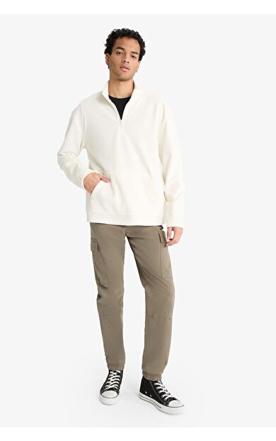 DeFacto Regular Kargo Jogger Kargo Cepli Jogger Paça Pantolon F4681AX25AUKH401