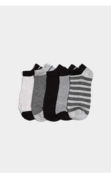 DeFacto Erkek Çocuk 5'li Pamuklu Patik Çorap F4712A8NSBK23