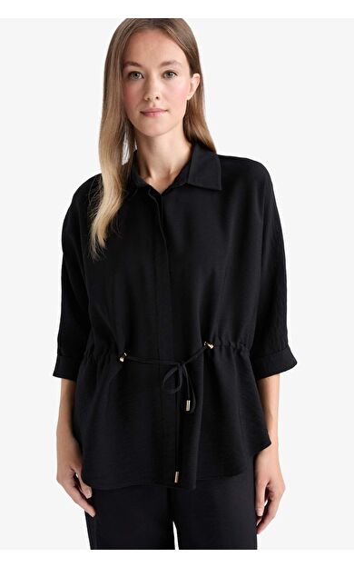 DeFacto Gömlek Yaka Uzun Kollu Gömlek