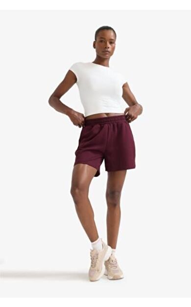 DeFacto DeFactoFit Standart Fit Sporcu Kısa Paça Modal Şort F5001AX25SMBR288