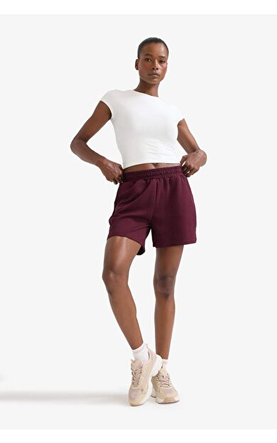 DeFacto DeFactoFit Standart Fit Sporcu Kısa Paça Modal Şort F5001AX25SMBR288