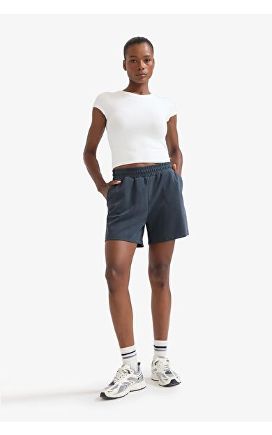 DeFacto DeFactoFit Standart Fit Sporcu Kısa Paça Modal Şort F5001AX25SMNV255