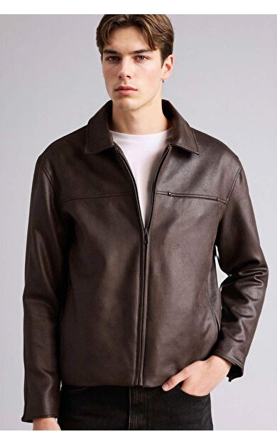 DeFacto Regular Fıt Gömlek Yaka Mont