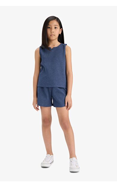 DeFacto Kız Çocuk Waffle 2'li Takım F5184A825SMIN10