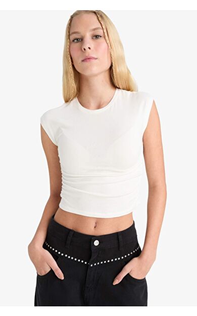 Coool Fitted Modal Kısa Kollu Tişört F5187AX25AUWT32