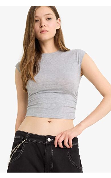 Coool Fitted Modal Kısa Kollu Tişört F5187AX25SMGR256