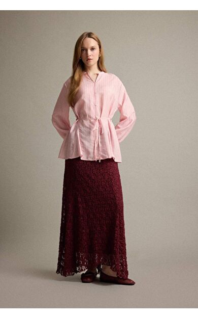 A Kesim Dantel Maxi Etek