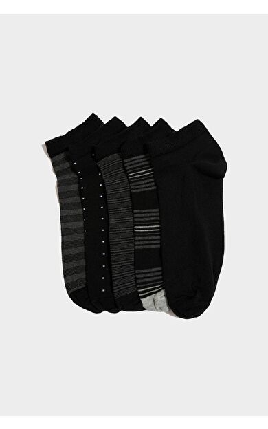 Erkek 5'li Pamuklu Patik Çorap F5283AXNSKR1