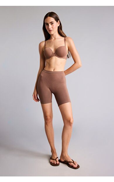 DeFacto Seamless Açık Kahverengi Boxer