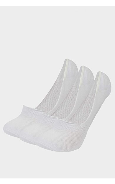 DeFacto Kadın 3'lü Pamuklu Babet Çorap F5423AXNSWT1