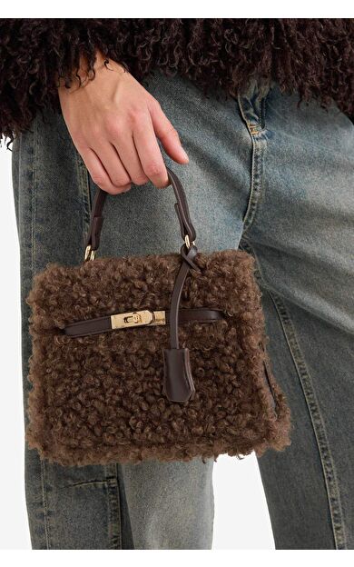 Kadın Pelüş El Çantası