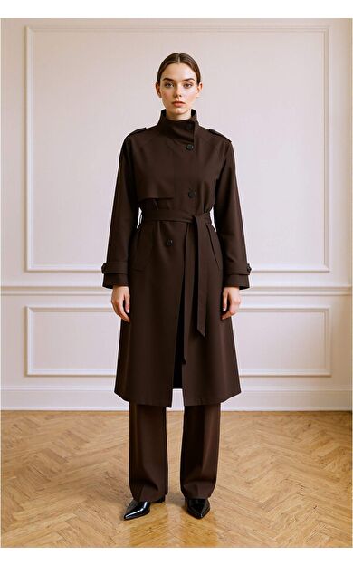 DeFacto Regular Fit Pamuklu Trençkot