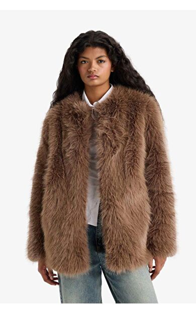 Regular Fit Suni Kürk Suni Kürk