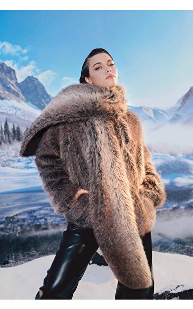 Regular Fit Suni Kürk Suni Kürk