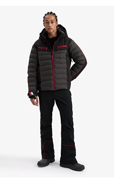 DeFacto Regular Fit Fermuarlı Düz Paça Softshell Kayak Pantolonu