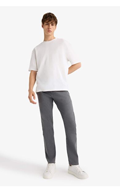 DeFacto Sergio Regular Fit Normal Bel Boru Paça Jean Pantolon F5651AX25AUNM55