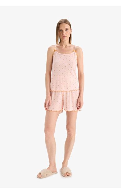 DeFacto Regular Fit Askılı 2'li Takım -Fall in Love F5774AX25SMPN675