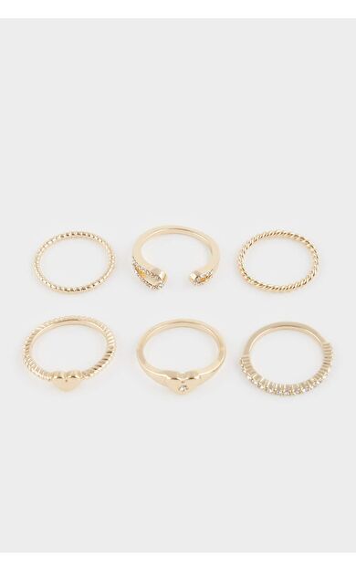 DeFacto Kadın 6'lı Gold Yüzük