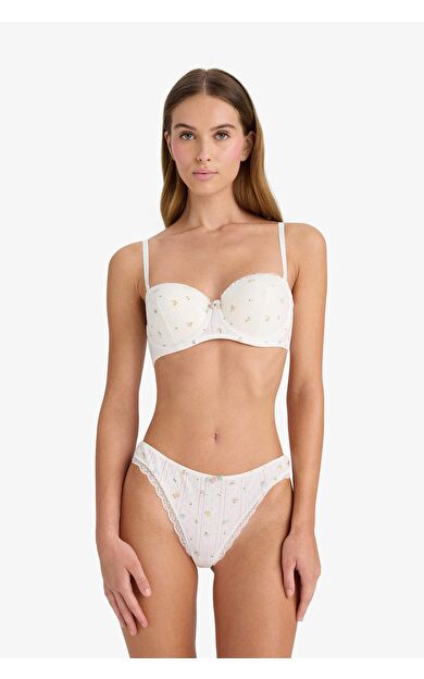 Bağcıklı Dantel Detaylı Brazilian Külot Fall in Love