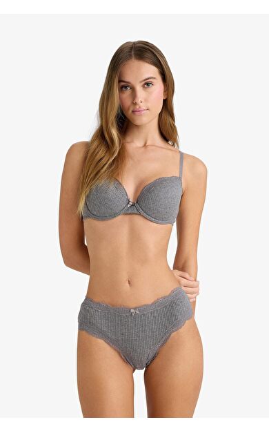 DeFacto Bağcıklı Dantel Detaylı Dantel Hipster Külot Fall in Love F6143AX25WNGR371