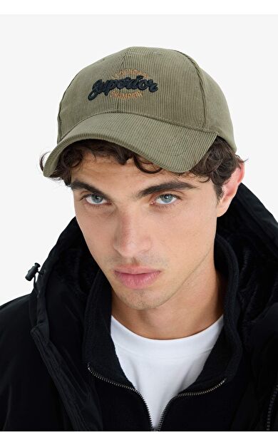 Erkek Fitilli Kadife Cap Şapka