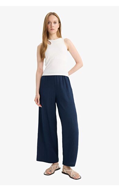 Düz Paça Bürümcük Pantolon