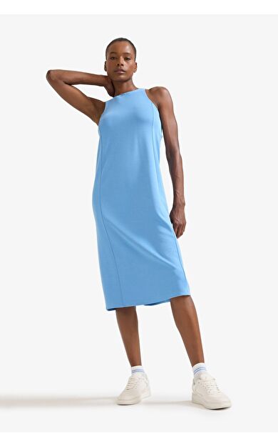 DeFacto DeFactoFit Long  Fit Modal Elbise