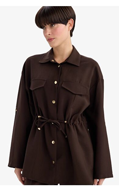 DeFacto Regular Fit Tensel Blazer Ceket