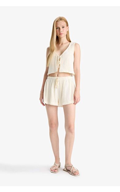 Coool Triko Görünümlü Şort