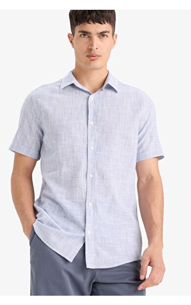 DeFacto Pamuklu Kısa Kollu Gömlek F6402AX25SMBE328