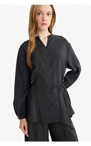 Regular Fit Modal Uzun Kollu Tunik