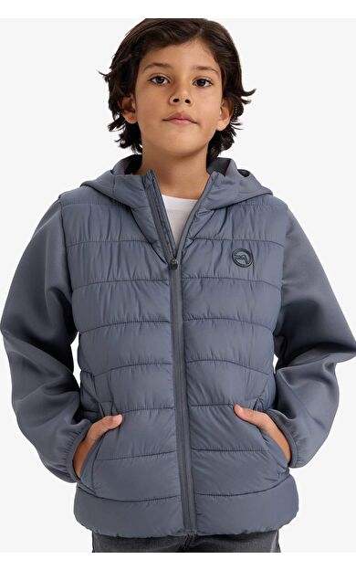 Erkek Çocuk Kapüşonlu Mont