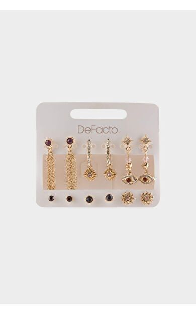 DeFacto Kadın 6'lı Gold Küpe