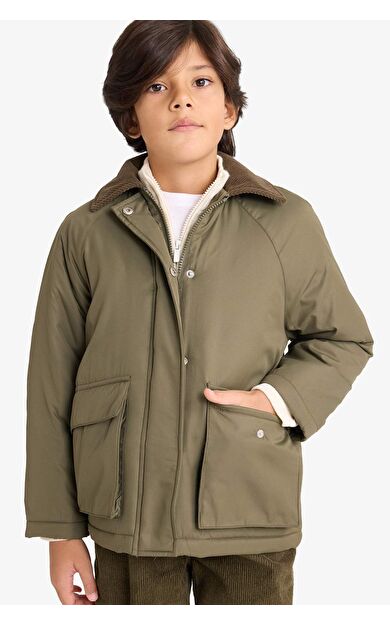 Erkek Çocuk Su İtici Polo Yaka Mont