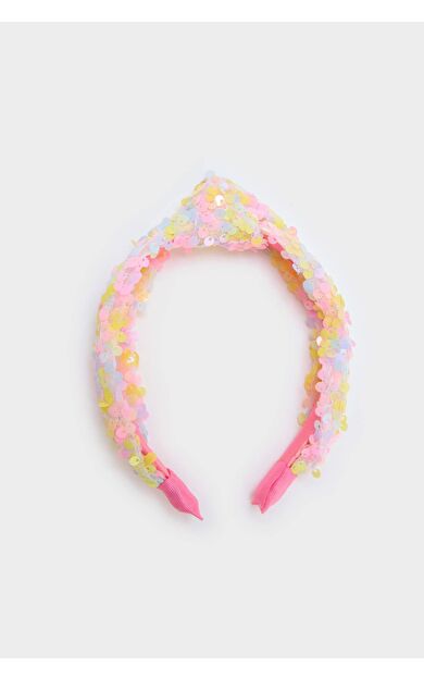 DeFacto Kız Çocuk Renkli Pullu Taç