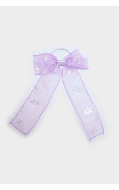 DeFacto Kız Çocuk Lila Fiyonk Lastik Toka