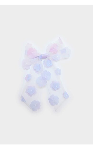 DeFacto Kız Çocuk Çiçekli Fiyonklu Çıtçıtlı Toka