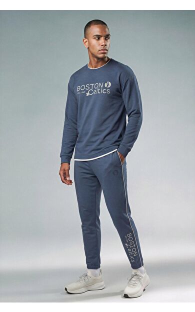 DeFacto NBA Boston Celtıcs Standart Fıt Skuba Dalgıç Kumaş Jogger