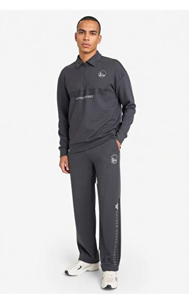 NBA Golden State Warriors Relax Fit Skuba Dalgıç Kumaş Jogger