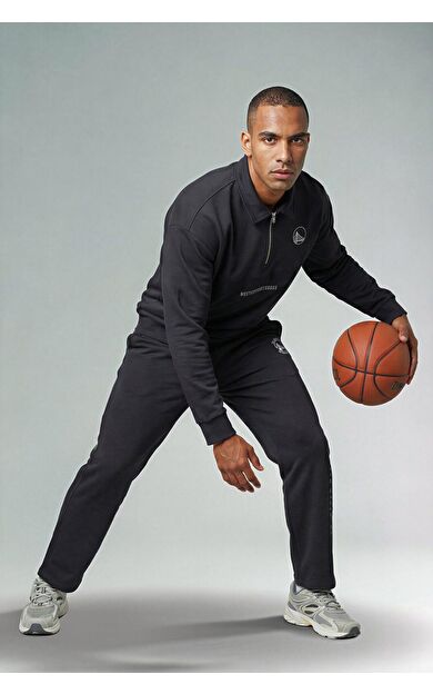 DeFacto NBA Golden State Warriors Relax Fit Skuba Dalgıç Kumaş Jogger