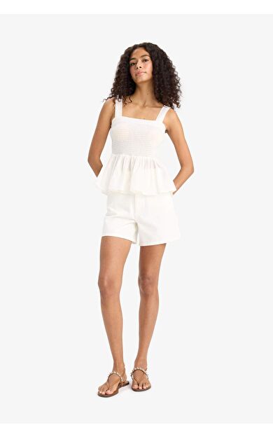 DeFacto Gabardin Şort