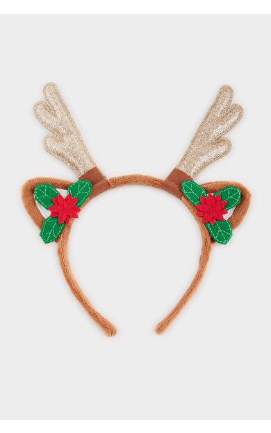 Kadın Yılbaşı Geyik Temalı Taç