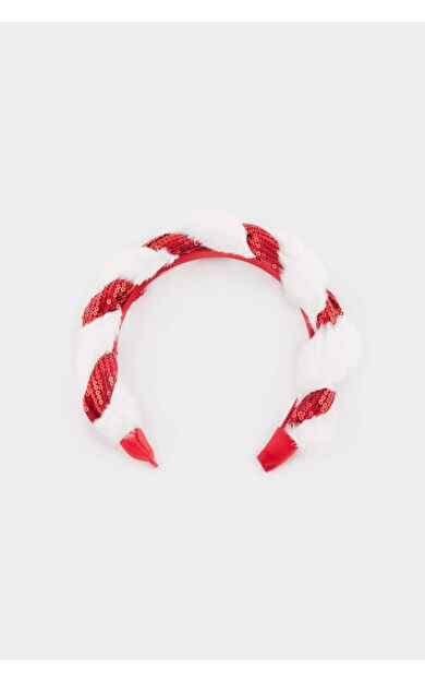 Kadın Yılbaşı Baston Şeker Temalı Taç