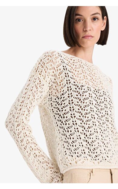 Regular Fit Kayık Yaka Kazak F7079AX25AUER105