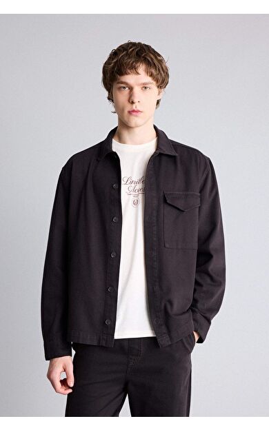 %100 Pamuk Boxy Fit Gömlek