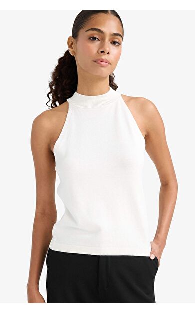 DeFacto Fitted Halter Yaka Triko Atlet