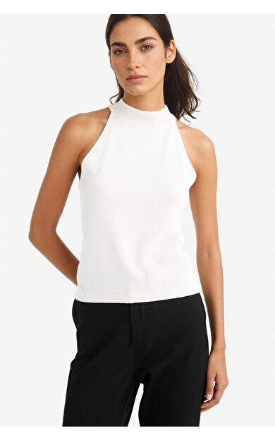 DeFacto Fitted Halter Yaka Triko Atlet