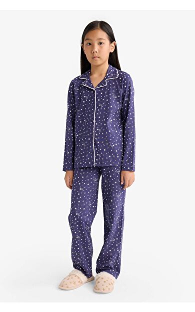 Kız Çocuk Relax Fit 2'li Pijama Takımı