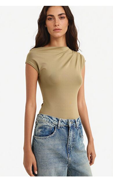 DeFacto Slim Fit Dar Kesim Tek Omuzlu Atlet F7297AX25AUKH459