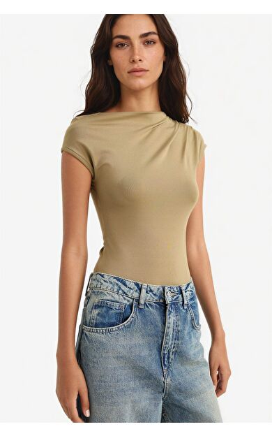 DeFacto Slim Fit Dar Kesim Tek Omuzlu Atlet F7297AX25AUKH459